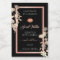Black Floral Rose Gold Product Packaging Labels &