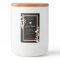 Black Floral Rose Gold Product Packaging Labels &