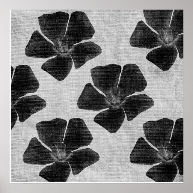 Black Flower Print (Front)