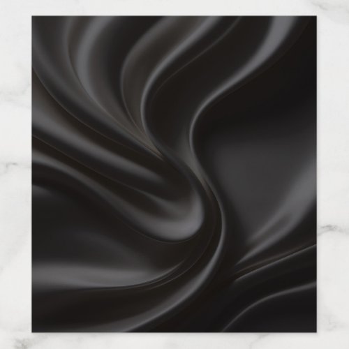 Black flowing satin Envelope