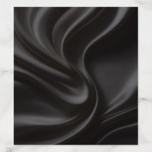 Black flowing satin Envelope Liner