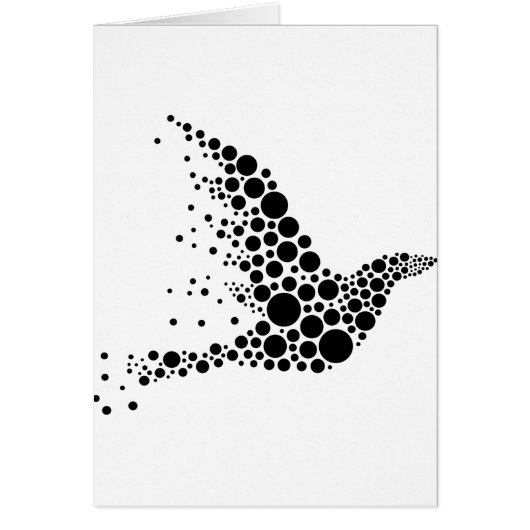 Black Flying Bird Cards (Front)
