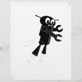 Black Flying Robot (Front/Back)