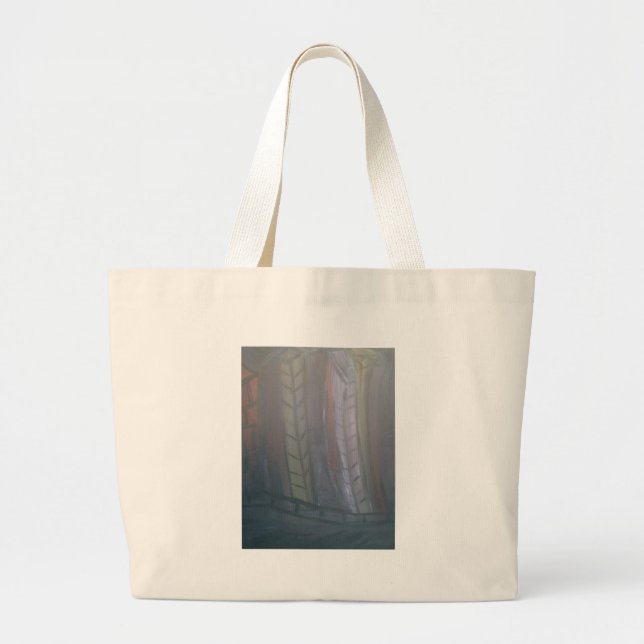 Black Fog Large Tote Bag (Front)