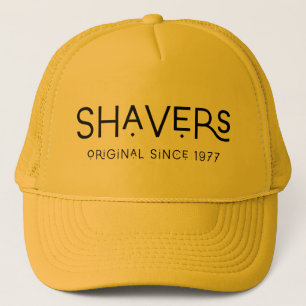 Black Font Trucker Hat