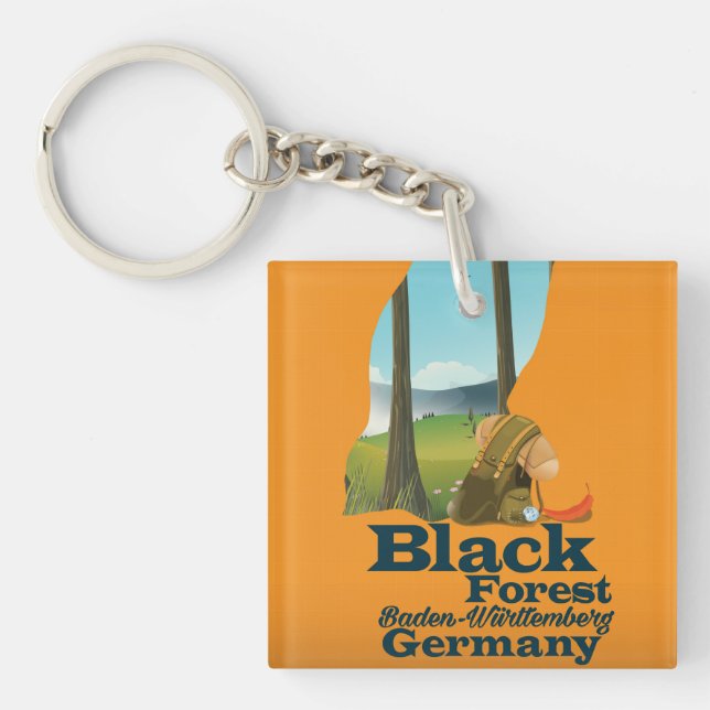 Black Forest - Baden-Württemberg - Germany Keychain (Front)