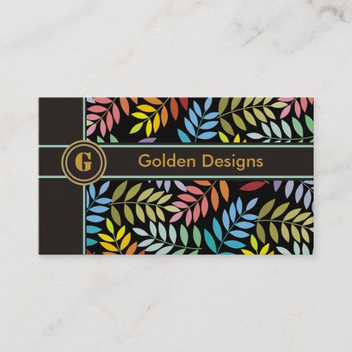 Customizable Black Forest Business Cards