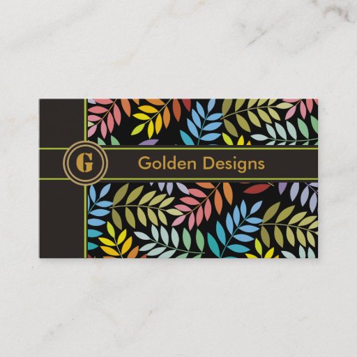 Customizable Black Forest Business Cards
