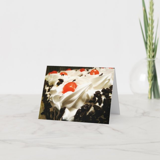 Black Forest Cake Card (Front)