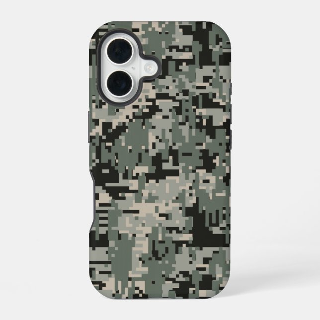 Black Forest Camo Pattern Iphone Case (Back)