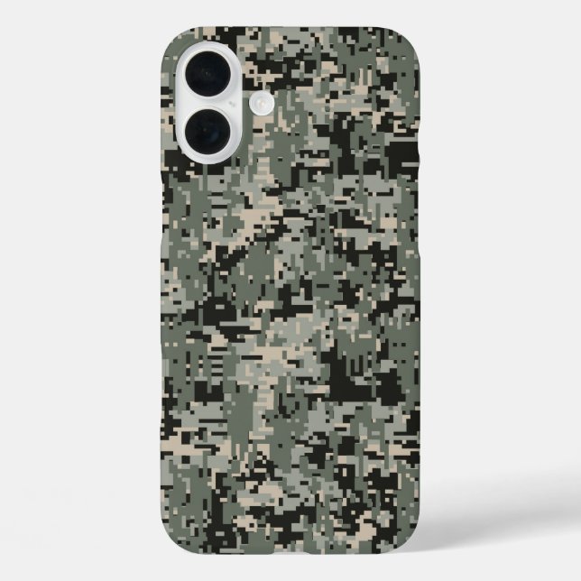 Black Forest Digital Camo Pattern Case-Mate iPhone Case (Back)