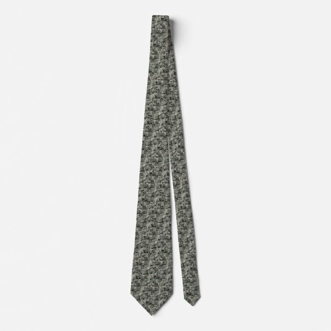 Black Forest Digital Camo Pattern Neck Tie (Front)