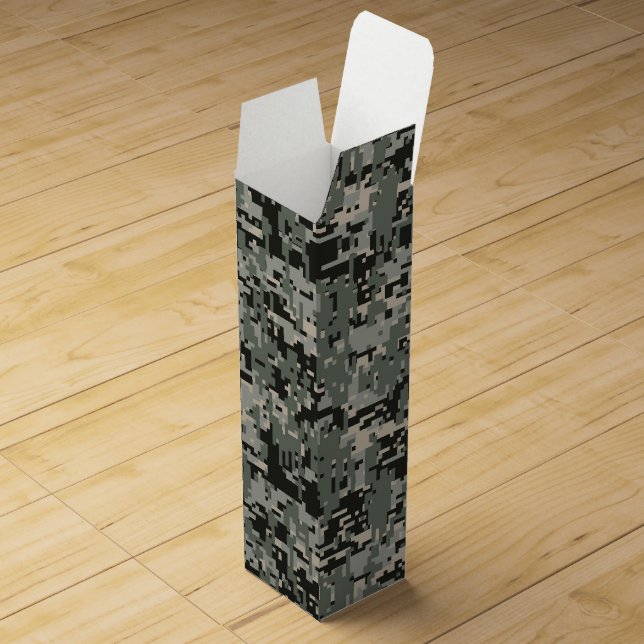 Black Forest Digital Camo Pattern Wine Box (Opened)