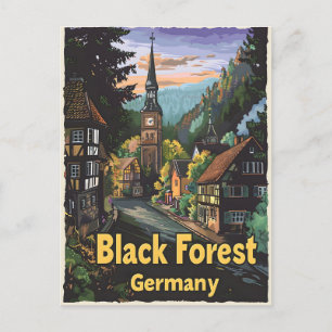 Black Forest Germany Postcard