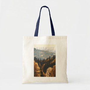 Black Forest Germany Travel Art Vintage Tote Bag