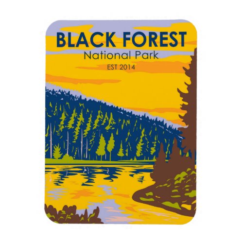 Black Forest National Park Germany Vintage Magnet