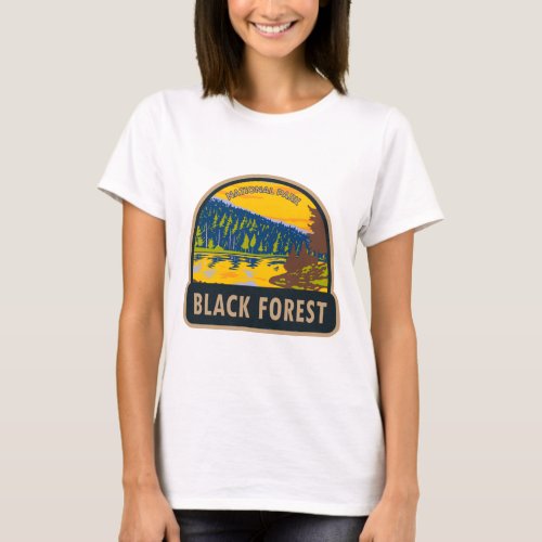Black Forest National Park Germany Vintage  T_Shirt