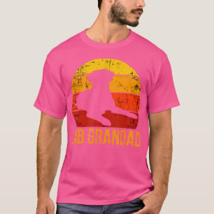 Black Fox Red Chocolate Lab Grandad Labrador Retri T-Shirt