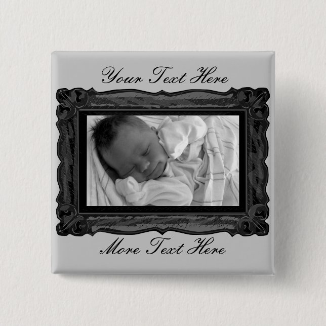 Black Frame Button (Front)