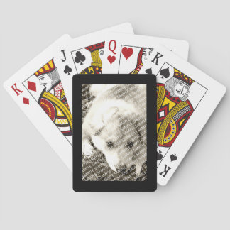 Black Frame Create Your Own Gift Template Poker Cards