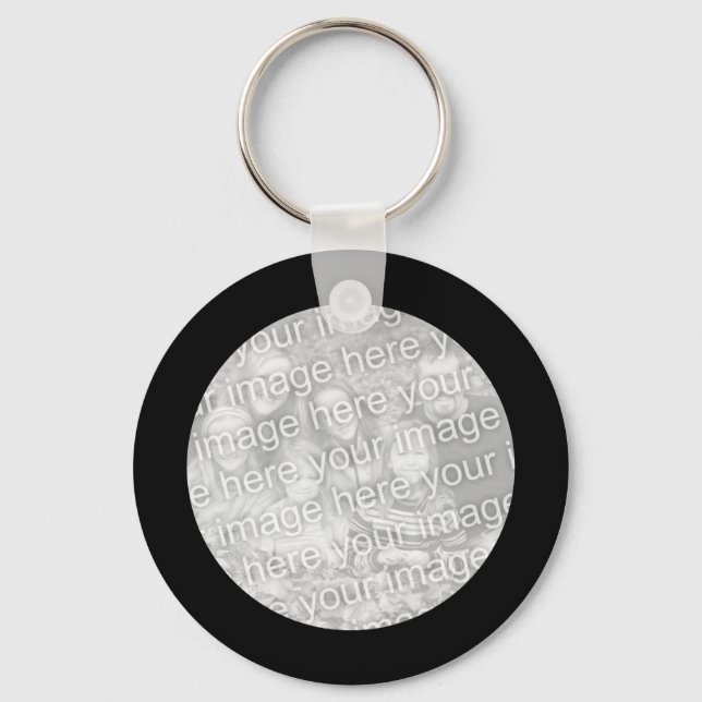 Black Frame Keychain (Front)