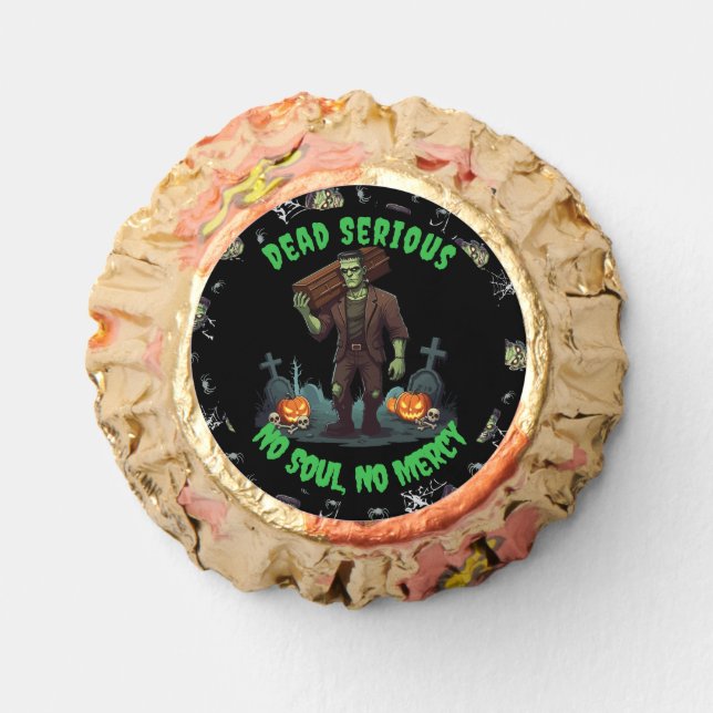 🖤 Black Frankenstein Candy Favor 🎃💀 (Front)