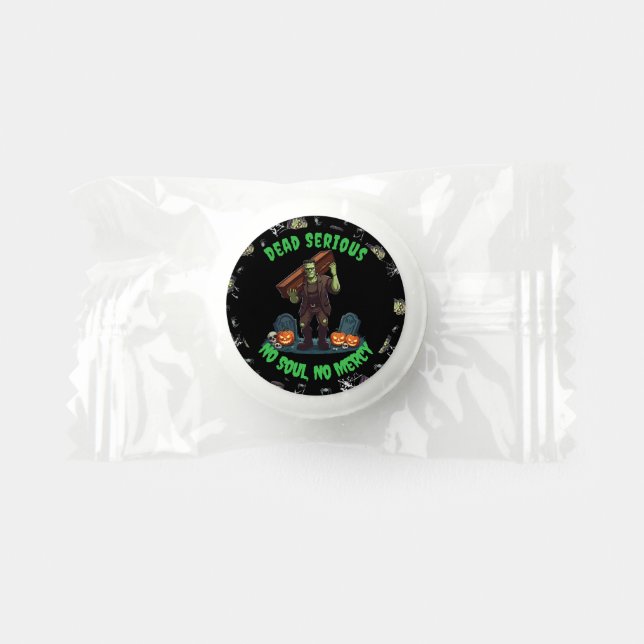 🖤 Black Frankenstein Candy Favor 🎃💀 (Front)