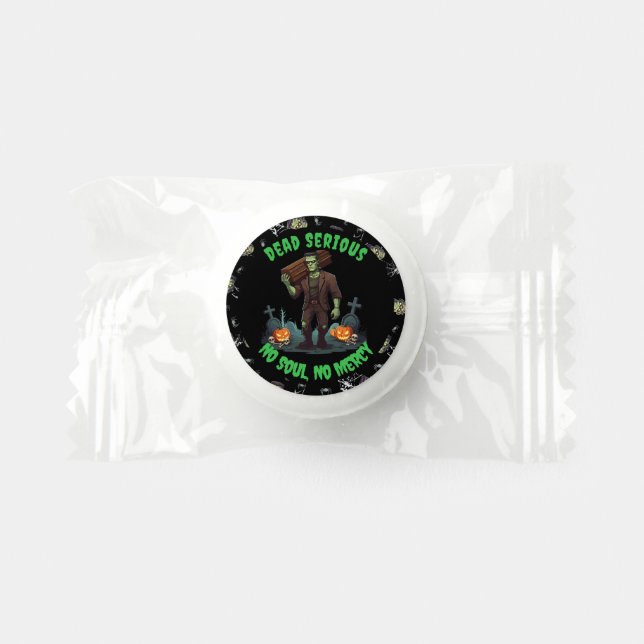 🖤 Black Frankenstein Candy Favor 🎃💀 (Front)