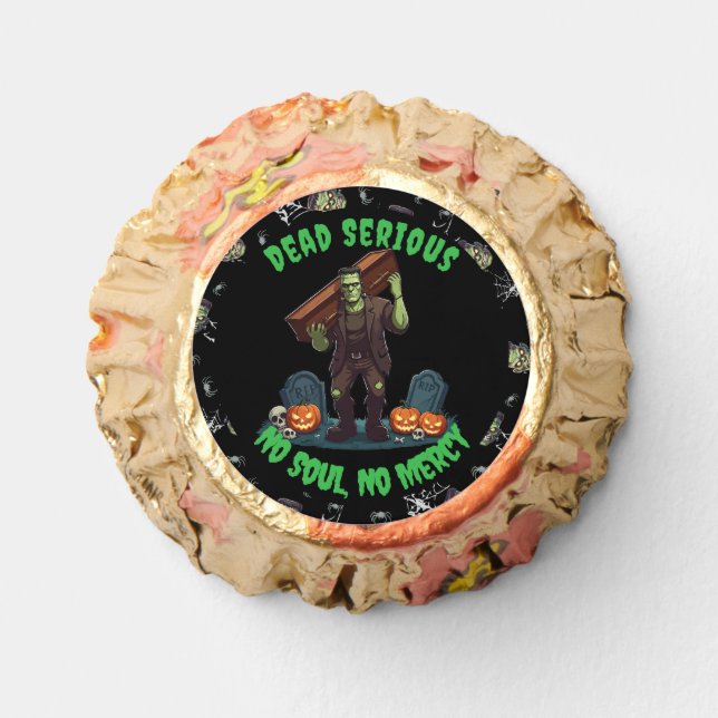 🖤 Black Frankenstein Candy Favor 🎃💀 (Front)