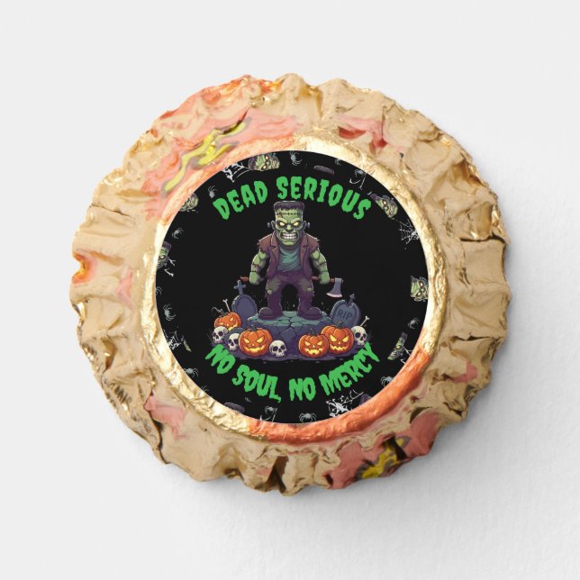 🖤 Black Frankenstein Candy Favor 🎃💀 (Front)