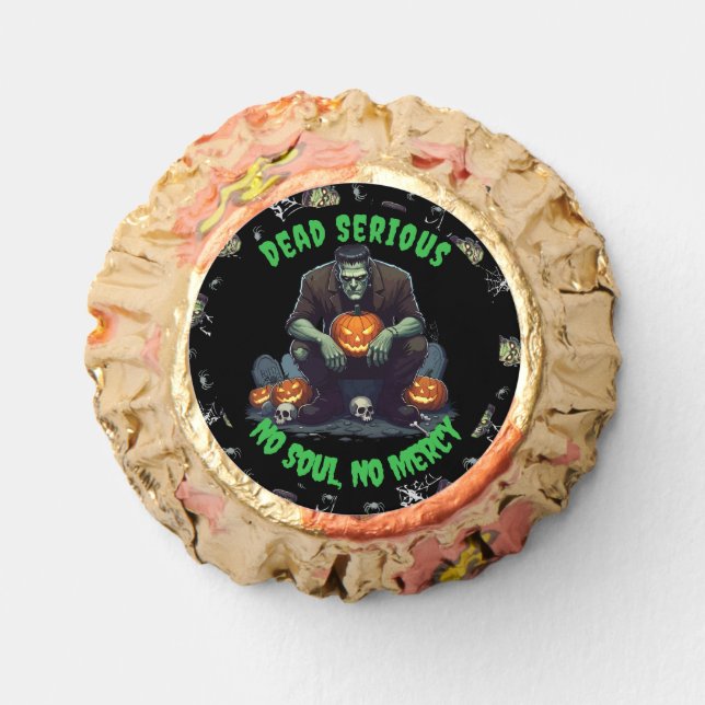 🖤 Black Frankenstein Candy Favor 🎃💀 (Front)