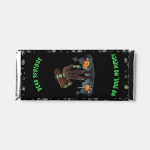 🖤 Black Frankenstein Candy Favor 🎃💀 Hershey Bar Favors