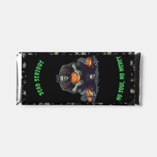 🖤 Black Frankenstein Candy Favor 🎃💀 Hershey Bar Favors