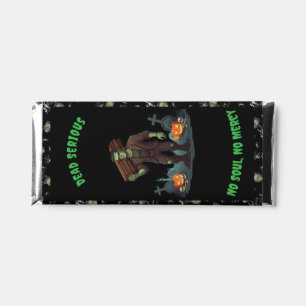 🖤 Black Frankenstein Candy Favor 🎃💀 Hershey Bar Favors