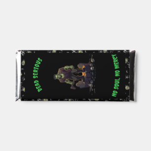 🖤 Black Frankenstein Candy Favor 🎃💀 Hershey Bar Favors