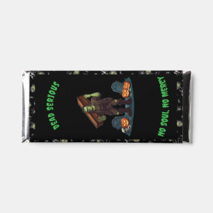 🖤 Black Frankenstein Candy Favor 🎃💀 Hershey Bar Favors