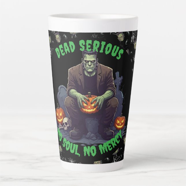 🖤 Black Frankenstein Mug 💀☕ (Front)