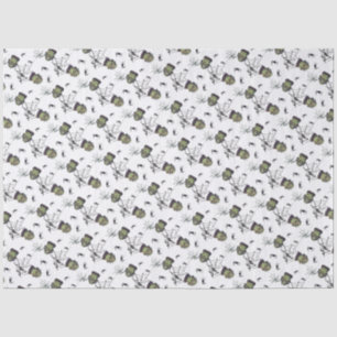 🖤 Black Frankenstein Tissue Paper 💀🎃