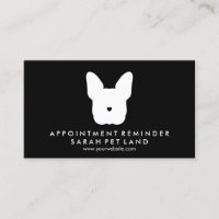 Black French Bulldog Appointment Reminder Dog