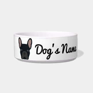 Black French Bulldog Bowl