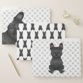 Blue Merle French Bulldog / Frenchie Cartoon Dog File Folder