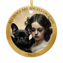 Black French Bulldog Personalized Memorial