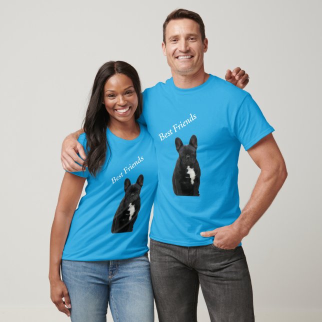 Black French Bulldog T-Shirt (Unisex)