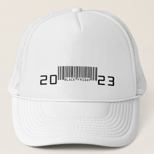 Black Friday 2023 Barcode Trucker Hat
