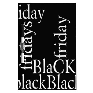 Black Friday Design Dry Erase Board