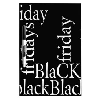 Black Friday Design Dry Erase Board