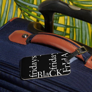 Black Friday Design Luggage Tag
