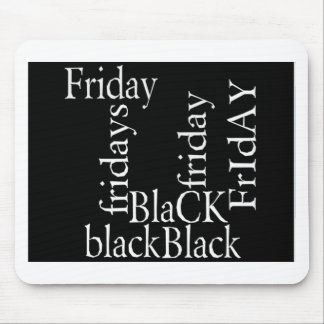 Black Friday Design Mouse Pad