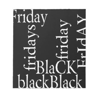Black Friday Design Notepad