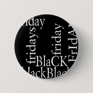 Black Friday Design Pinback Button